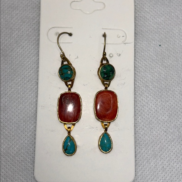 Studio Barse Jewelry - NWOT Designer Studio Barse Genuine Multi Gemstone Dangle Earrings